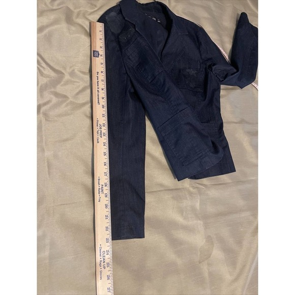 7th Avenue Design Studio New York & Co Blazer Jacket Women's Size M Blue Lined - Picture 12 of 12